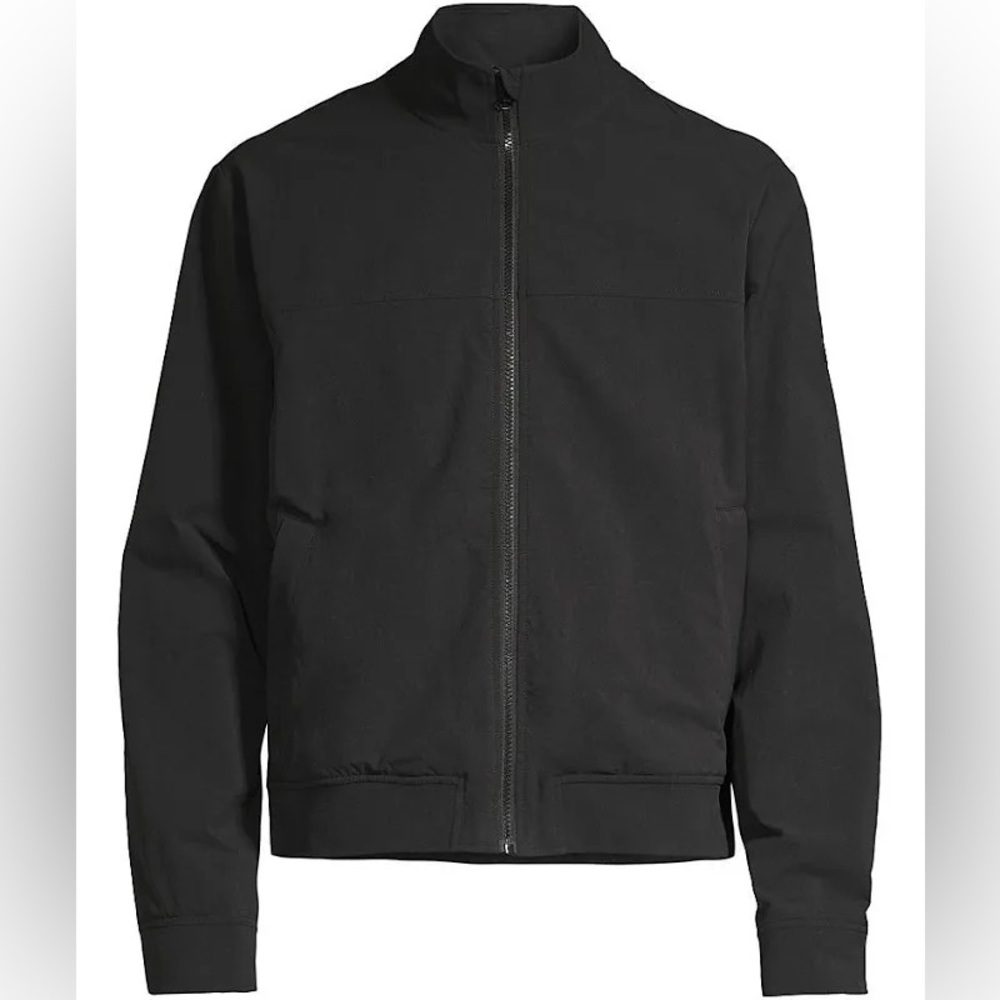 ALO YOGA Co-Op Bomber Jacket Black - MEDIUM